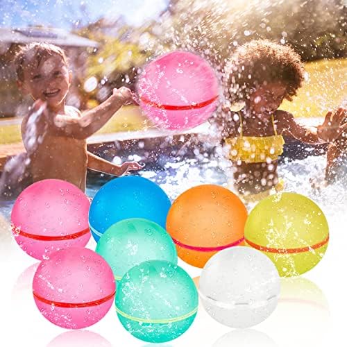 Reusable Water Balloons Quick Fill Self Sealing, Refillable Water Balls