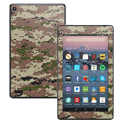 MightySkins Skin for Amazon Kindle Fire 7 (2017) - Urban Camo | Protective, Durable, and Unique Vinyl Decal wrap Cover | Easy to Apply, Remove, and Change Styles | Made in The USA