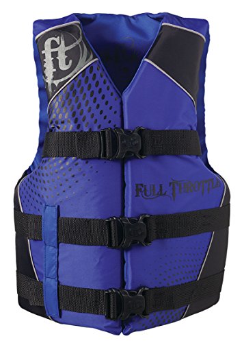 Full Throttle Teen Nylon Water Sports Vest, Blue