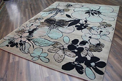 Floral Modern Design Hand Knotted Nepali Carpet 8' X 10' Nepalese Handmade 8 Feet By 10 Feet Area Rug Wool and Silk 150 Knot Multi Color