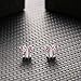 Buyless Fashion Girls Butterfly Birthstone Stud Earrings Cubic Zirconia Jewelry - E124BBMAR