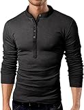 Grin&Bear Slim Fit grandad standup contrast collar, BH121
