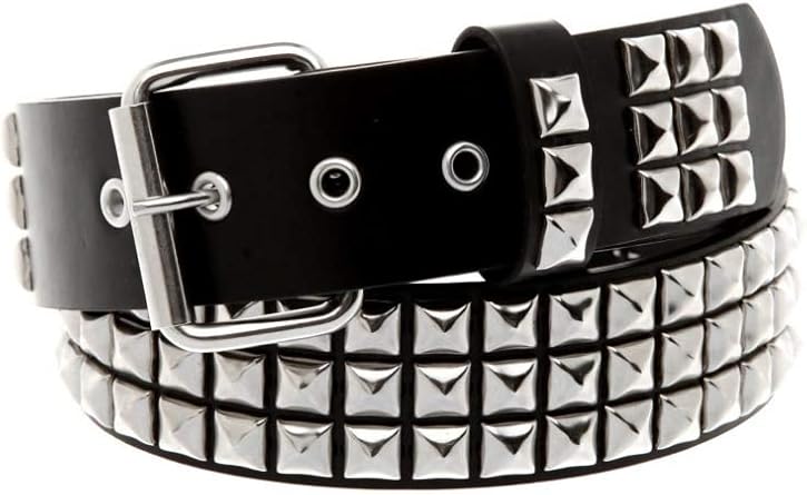 3 row studded belt