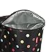 Reisenthel 20-Liter Collapsible Cooler Bag with Zipper Closure, Multicolor Dots