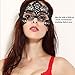 Jtshy 20 Pieces Lace Mask Masquerade Venetian Eyemask Halloween Sexy Woman Lace Mask for Halloween Masquerade Carnival Party Costume Ball, Black