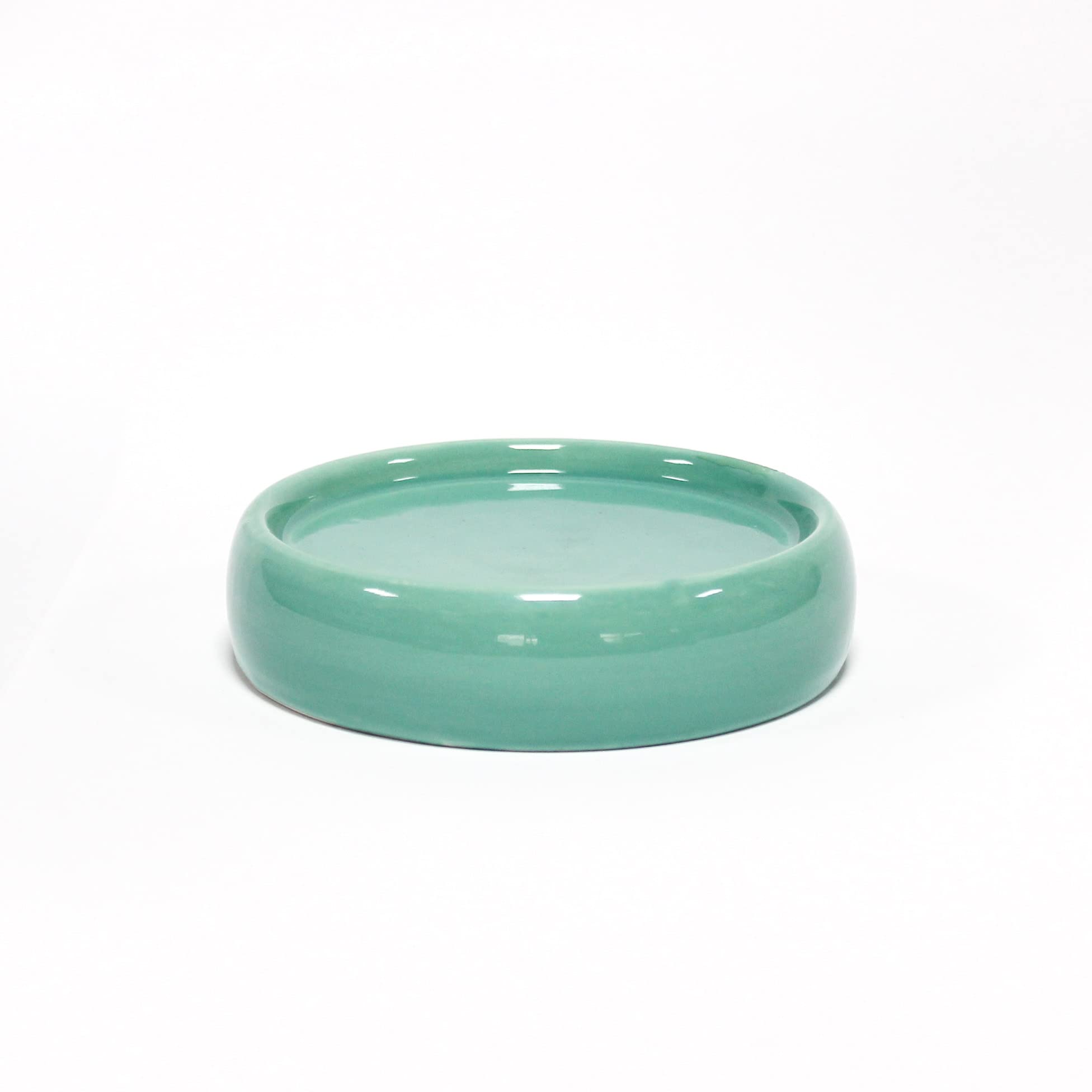 Douceur d'Intérieur SOAP Holder, Ceramic, Lime, (0) 10 x 3.5 CM