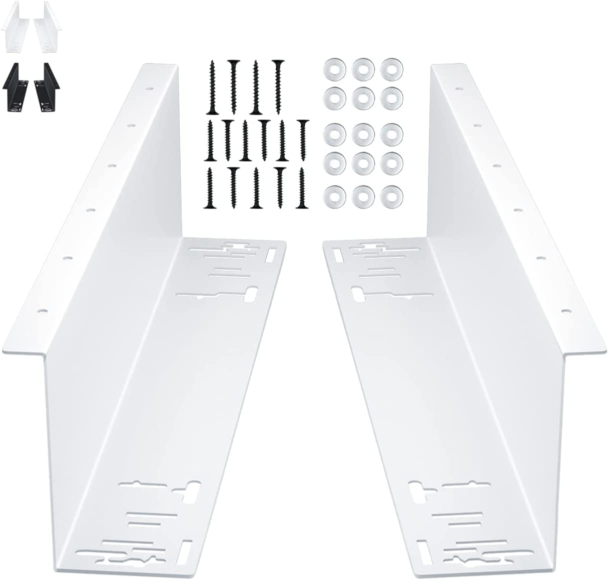 Tera Cash Drawer Bracket Frame Easy Installation Robust Metal Steel Bracket with Screws Fits Most Cash Drawers