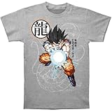 Ripple Junction Men's Dragonball Z Goku Fireball T-Shirt
