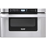 Sharp KB-6524PS 24-Inch Microwave Drawer Oven, 1.2 cu. ft., Stainless Steel