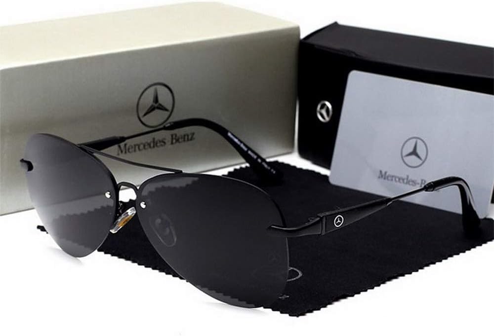 Men Aviator Sunglasses Women Vintage Polarized Pilot Sun Glasses UV 400 Protection (StyleA black)