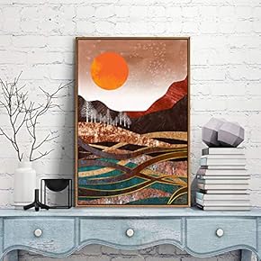 Framed Canvas Wall Art for Living Room,...