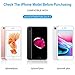 Amuoc Compatible with iPhone 8 Plus Screen Protector | iPhone 7 PlusScreen Protector |iPhone 6 Plus Screen Protector， Tempered Glass Film for Apple iPhone 8 Plus/7 puus/6 Plus. 3-Pack Clear