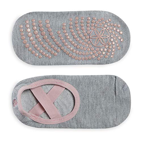 image for Gaiam Yoga Barre Socks | 2 Pack | Non Slip Sticky Toe Grip Accessories