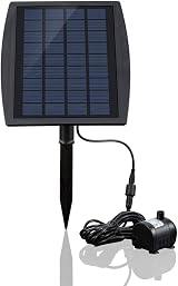Decdeal Anself Solar Water Pump 9V 2.5W Panel Pump Landscape Fountain view 2