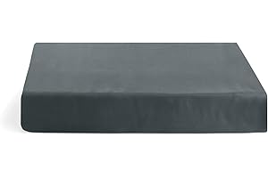 Kickoff Home 100% Bamboo Flat Sheet Extra Wide Flat Sheet | Soft, Lightweight, Breathable, Cooling Sheets | Flat Sheet Only (King - Pewter)