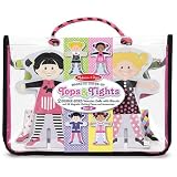 Toy 4 Pack MELISSA & DOUG TOPS AND TIGHTS MAGNETIC DRESS UP Book