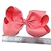 XIMA 20pcs 8inch baby Boutique Grosgrain Ribbon Hair Bows Clips for Baby girls Hair bows (With Alligator, Mixcolors)