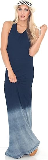 Cotton racerback maxi dress Clearance