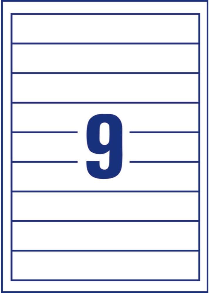 AVERY Zweckform C32266-10 Folder Spine Inserts (90 Spine Labels, 30 x 190 mm on A4 - Image 3