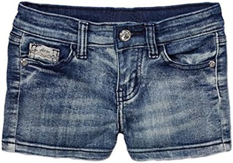 Pout N' Sprout Girls Denim Shorts with Laced Pocket Trim 4-14 yrs (8)