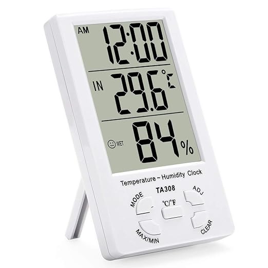 keine Marke> Termómetro electrónico termómetro higrómetro Cubierta ...