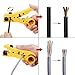 Coaxial Crimping Stripping Tool, Proster Wire Terminal Crimper with Wire Stripper Cutter And 15 F-Type Connector Adjustable Connector F/BNC/RCA Cable Coaxial/ Network/ UTP/STP Cable RG 59/ 6 RG 7/11