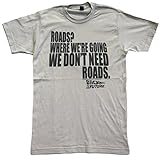 Back To The Future Roads Adult Soft T-Shirt