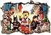 LEGO MOVIE Smashed Wall 3D Decal Removable Graphic Wall Sticker Mural Kids H152, Mini