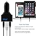 Lizone EXC90W-APP-MB 3-Ports Mac Car Charger for All Apple MacBook Pro, MacBook Air, Dual USB Ports Quick Charge for New MacBook, iPad, iPhone, iPod, Samsung HTC LG (Max 90W), Black