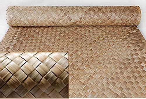 Lauhala Weave Matting Roll Commercial Grade-Tiki Bar Tropical Wall covering, 4' x 8' Set of 3 Rolls (Best Deal)
