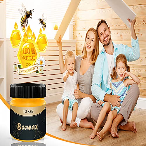 SUFFICIENT SET Beeswax wood seasoning, Organic wood restoration beeswax