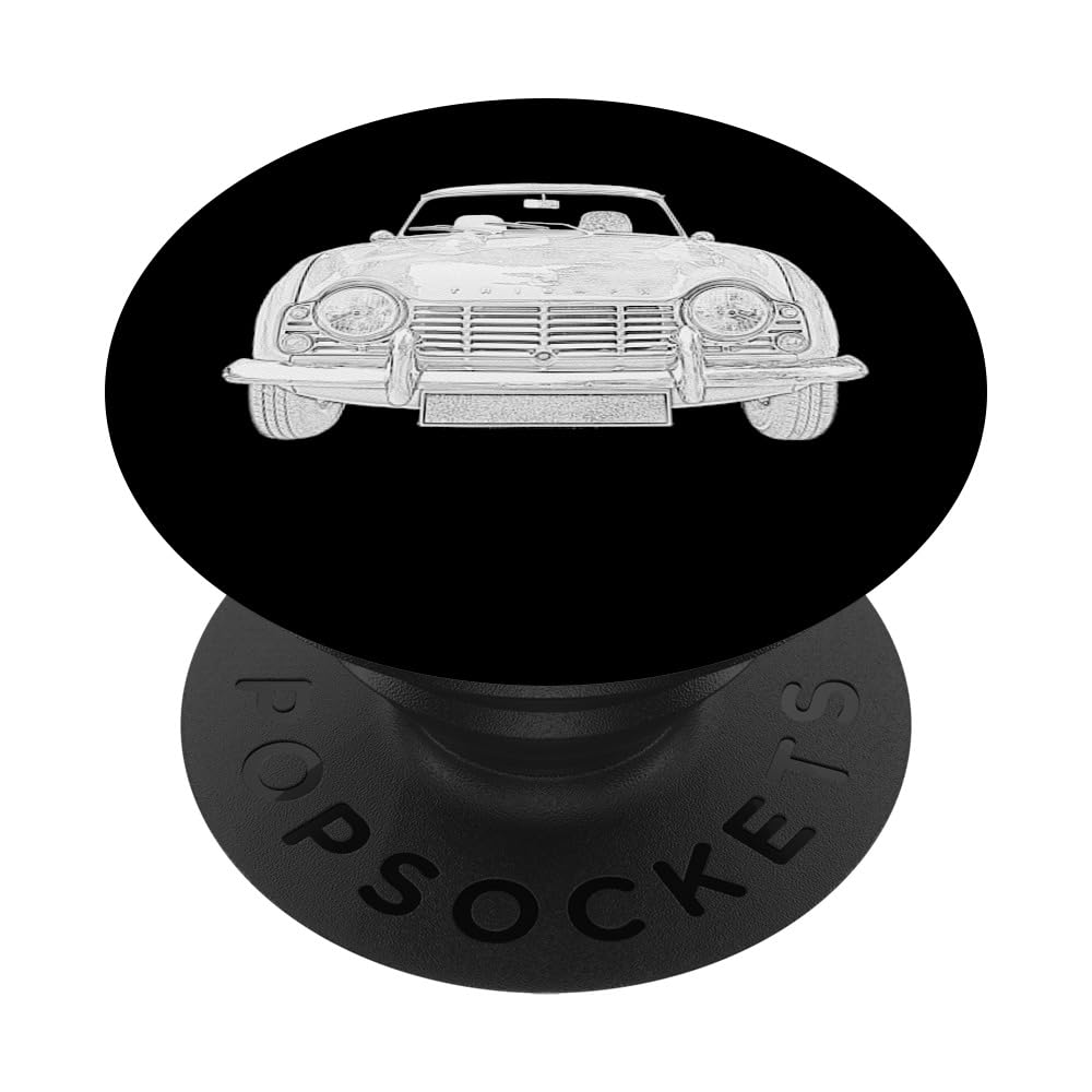 Triumph TR4 classic British sports car PopSockets Adhesive PopGrip