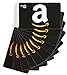 Amazon.com $10 Gift Cards, Pack of 10 (Classic Black Card Design)