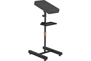 ZHOOGE Tattoo Armrest Stand H Base with Tray Adjustable Height for Studio Tattoo Supply