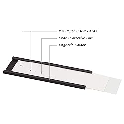 Realth C Channel Magnetic Label Holders 30 Pack