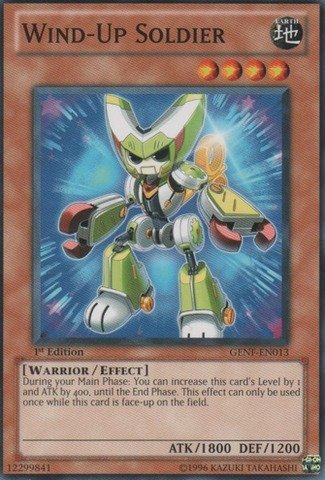 Yu-Gi-Oh! - Wind-Up Soldier (GENF-EN013) - Generation Force - 1st Edition - Common