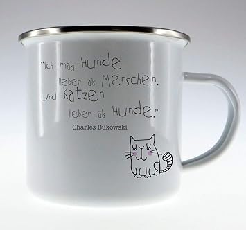 Guten Morgen Becher Emaille Becher Ich Mag Hunde Lieber Als