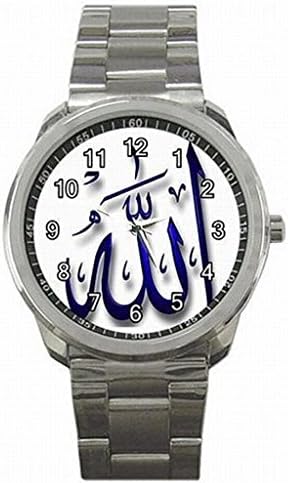 Daguys Custom Allah Muslim God Islam Muhammad Custom Sports Watch Wrist Watch Unisex Watch