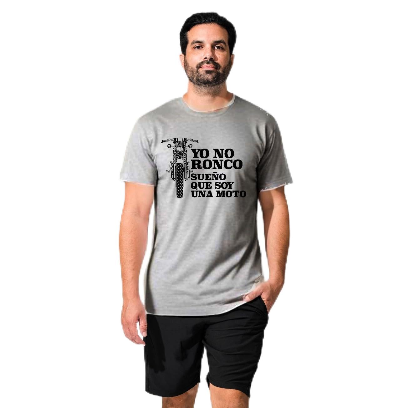 ANTRACITA Pijama TXL ronco moto corto