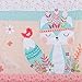 Trend Lab Wild Forever 3 Piece Crib Bedding Set, Pink/Teal