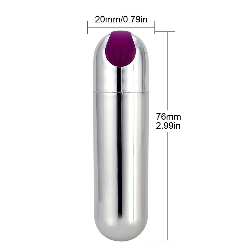 Portable Waterproof Rechargeable 10 Speed Mini Bullet Vibrator Clitoris Vagina Stimulator Wand Massager Adult Sex Toys for Women