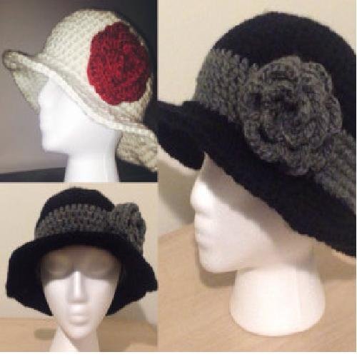 crochet cloche hats 1920s