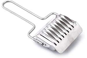 Stainless Steel Noodle Cutter Roller Dough Cutter Pasta Spaghetti Pressing Tools Practical Design