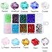Bingcute DIY 4mm 1000Pcs Faceted bicone Crystal Glass Beads for Bracelets with Container Box Beads for Jewelry Making