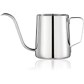 PARACITY Gooseneck Kettle, 12 oz Small Pour Over Kettle, Stainless Steel | Pour over coffee kettle with spout and handle works as a small kettle, small tea kettle or camping coffee pot for travel