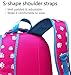 Lightweight Girls School Bags for Kids Kindergarten Primary Backpack Bookbags for Children (Hot Pink&Blue)