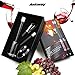 Ankway Air Pressure Wine Bottle Opener Gift Boxed Air Pump Wine Opener Kit Set With Foil Cutter, Vacuum Stopper and Wine Aerator Pourer - Cork Out Tool - Gift for Wine Lovers
