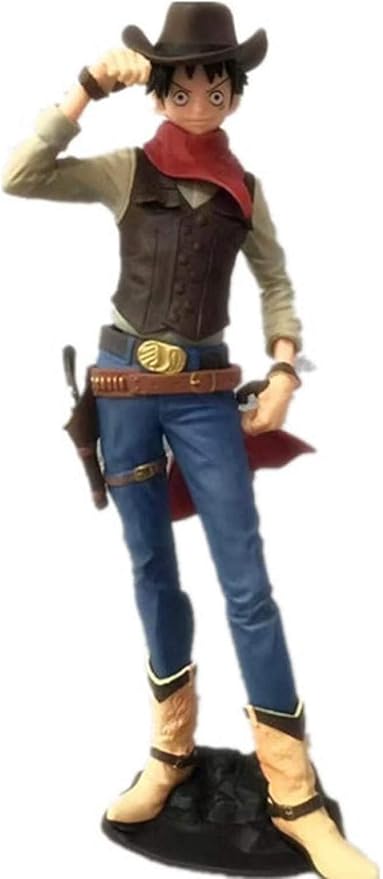 Amazon Co Jp アニメワンピース像ルフィの麦わら帽子海賊ロロノアゾロルフィラノカウボーイトレジャークルーズフィギュア置物おもちゃ Cm Wangwu ホーム キッチン