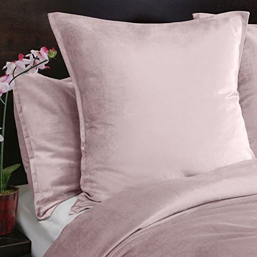 Velvet Euro Sham Set of 2 (Rose Quartz)