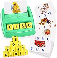 LET'S GO! Matching Letter Game for Kids, Letter Spelling and Reading Game - Best Gifts Educational 